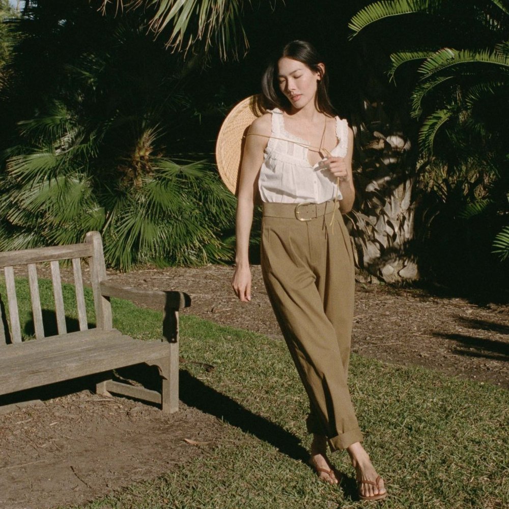 NWT Doen Louvre Pants